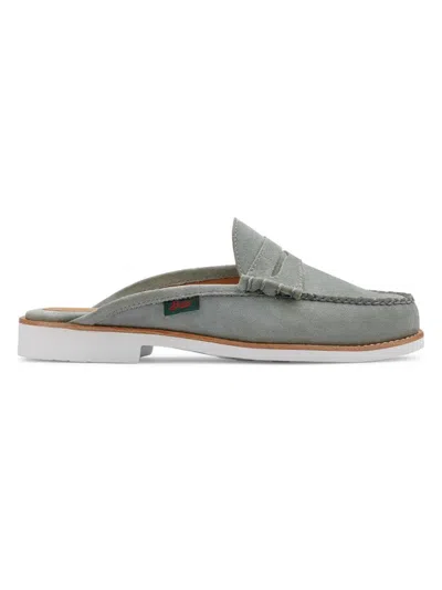 Gh Bass G. H. Bass Men's Larson Suede Penny Mules In Sage