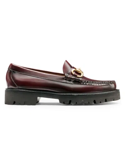 Gh Bass G. H. Bass Men's Lincoln Leather Bit Loafers In Wine