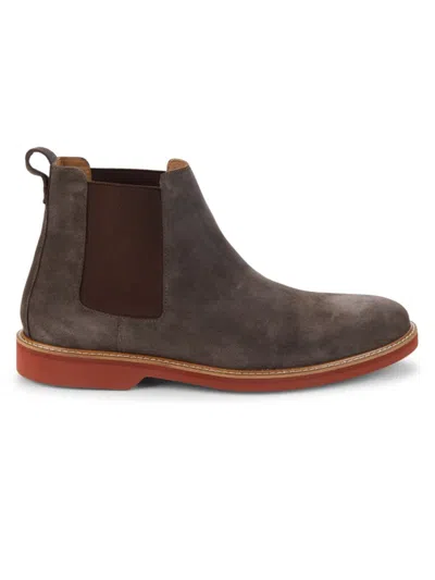 Gh Bass G. H. Bass Men's Suede Chelsea Boots In Taupe