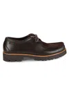 Gh Bass G. H. Bass Men's Wallace Low Top Leather & Suede Shoes In Chocolate