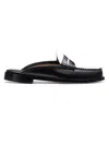 Gh Bass G. H. Bass Men's Winston Mccasin Penny Mules In Black White