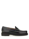 Gh Bass Mocassini G.h. Bass Weejuns Step Larson Penny Loafers Black Leather In Black