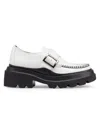 Gh Bass G. H. Bass Women's 57mm Leather Platform Loafers In White
