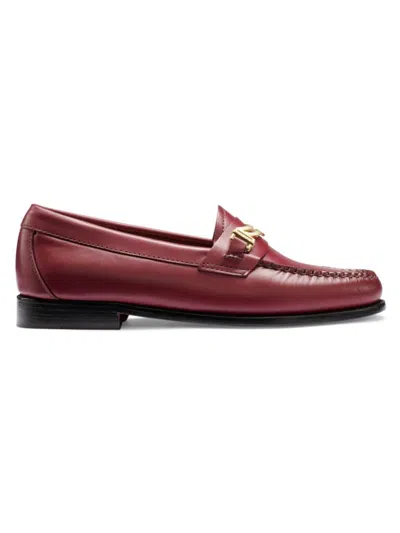 Gh Bass G. H. Bass Women's Lilianna Keeper Leather Bit Loafers In Wine