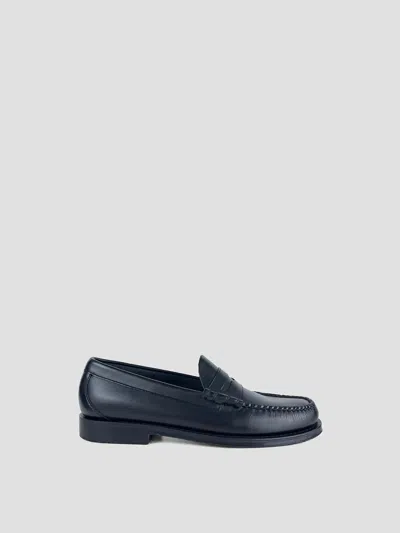 Gh Bass Heritage Larson Loafers In Blue