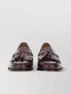Gh Bass Leather Loafers With Round Toe And Tassel Detail In Multi