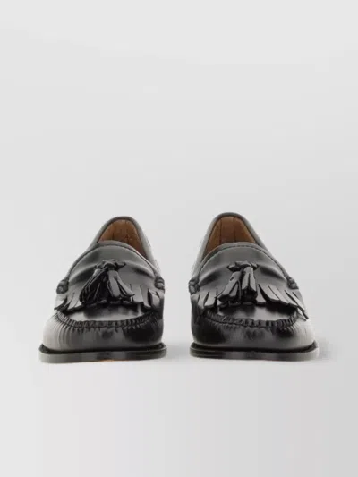 Gh Bass Loafers With Round Toe And Tassel Detail