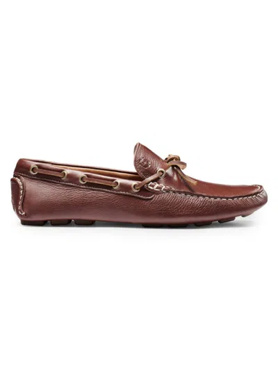 Gh Bass Men's Davis Camp Leather Driving Loafers In Brown