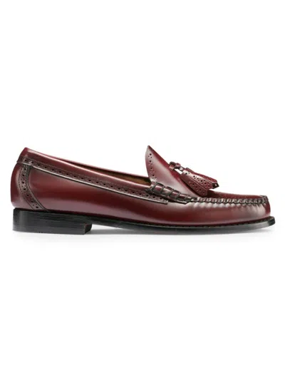 Gh Bass Men's Larkin Tassel Brogue Loafers In Wine