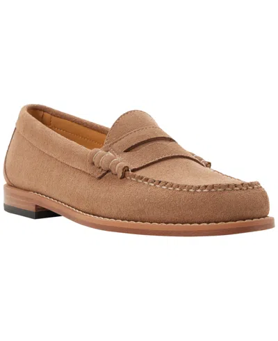 Gh Bass Men's Larson Classic Suede Slip-on Penny Loafers In Brown