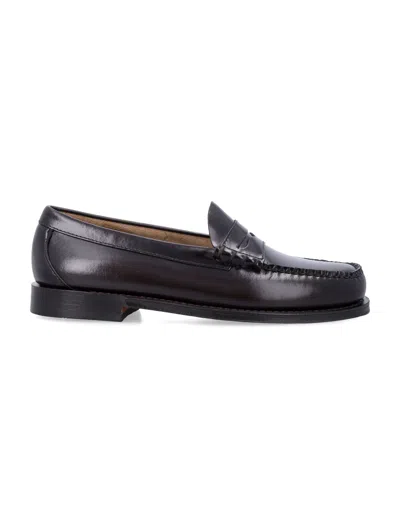 Gh Bass Men's Larson Penny Loafer Leather Slip-on Loafers In Burgundy
