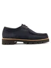 Gh Bass G. H. Bass Men's Wallace Suede Boat Shoes In Navy