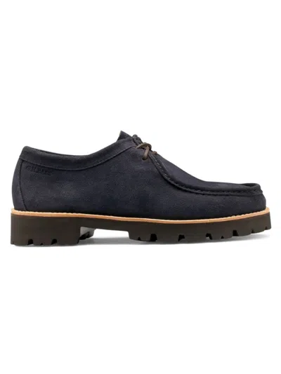 Gh Bass G. H. Bass Men's Wallace Suede Boat Shoes In Navy