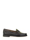 Gh Bass Two-tone Leather Loafers Round Toe In Multi