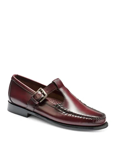 G.h. Bass Originals G. H. Bass Originals Women's Weejuns Mary Jane Shoes In Wine