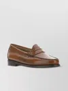GH BASS PENNY LOAFER MOC TOE STACKED HEEL