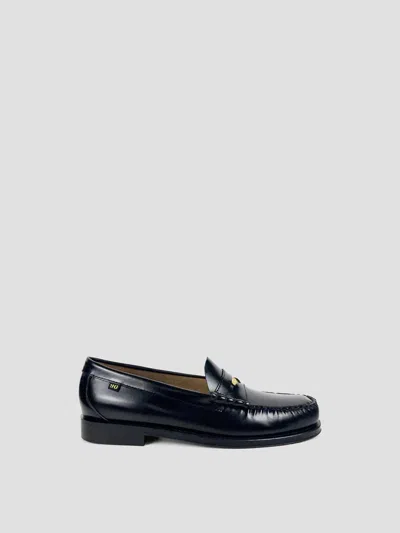Gh Bass Weejun Heritage Anniversary Larson Loafers In Black