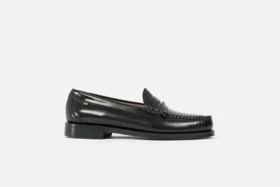 Gh Bass Weejun Heritage Anniversary Larson Loafers In Black