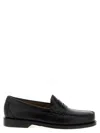 Gh Bass Weejuns Larson Loafers Brown In Black