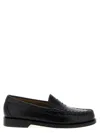 Gh Bass Round Toe Penny Loafers With Stitched Detail