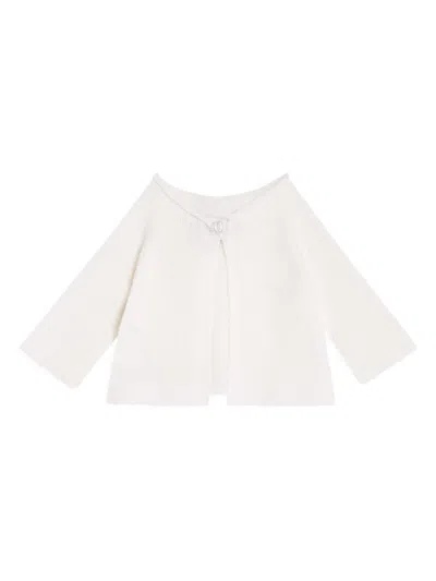 G.h. Hurt & Son Babies' Cashmere Cardigan In White