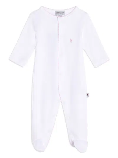 G.h. Hurt & Son Babies' Fawn Pajamas In White