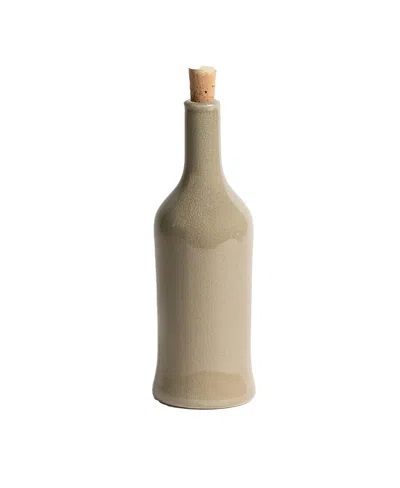 Gharyan Stoneware Brutto Olive Oil Dispenser In Gray