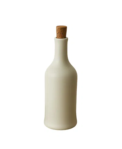 Gharyan Stoneware Brutto Olive Oil Dispenser In White