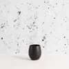 Gharyan Stoneware Coffee Cup |epa 10 oz In Black