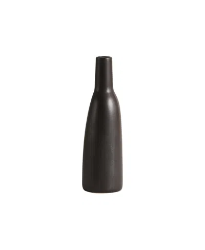 Gharyan Stoneware Dadasi Carafe Bottle In Black