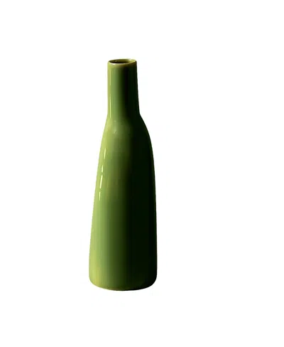 Gharyan Stoneware Dadasi Carafe Bottle In Green