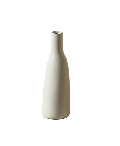 Gharyan Stoneware Dadasi Carafe Bottle In White