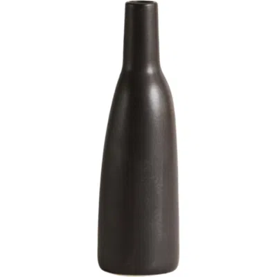 Gharyan Stoneware Dadasi Carafe/bottle In Black