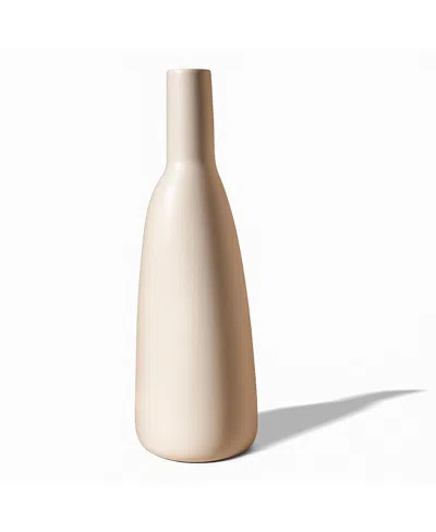 Gharyan Stoneware Dadasi Decorative Vase In Neutral