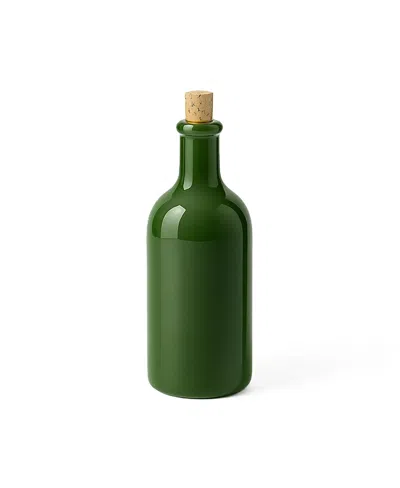 Gharyan Stoneware Jazz Olive Oil Dispenser In Green
