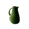 Gharyan Stoneware Kuduo Pitcher In Green