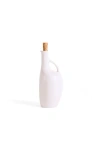 Gharyan Stoneware Olive Oil Bottle Canard In White