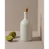 Gharyan Stoneware Stoneware Olive Oil Dispenser | Jazz 21 oz In White