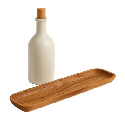 Gharyan Stoneware Taste Of The Mediterranean Bundle, Set Of 2 In Multi