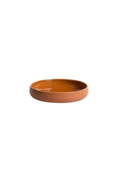 Gharyan Stoneware Tunisian Pasta Bowls Set Of 4 In Terracotta