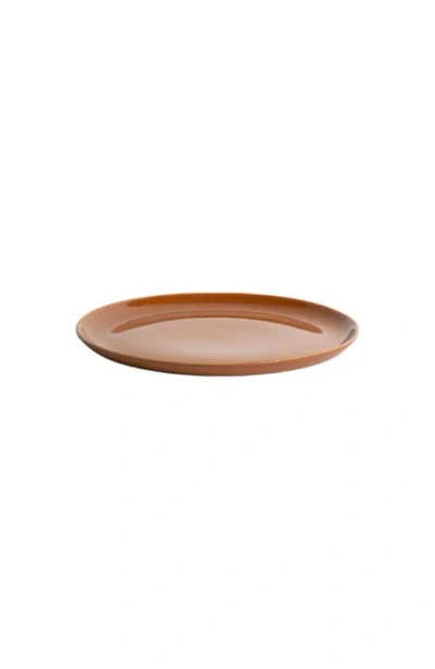 Gharyan Stoneware Tunisian Side Plates Set Of 4 In Terracotta