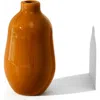 Gharyan Stoneware Vase In Orange