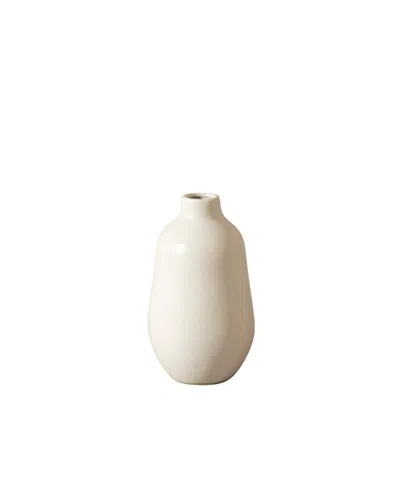 Gharyan Stoneware Vase In White