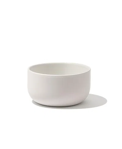 Gharyan Stoneware Youlha Serving Bowl In White