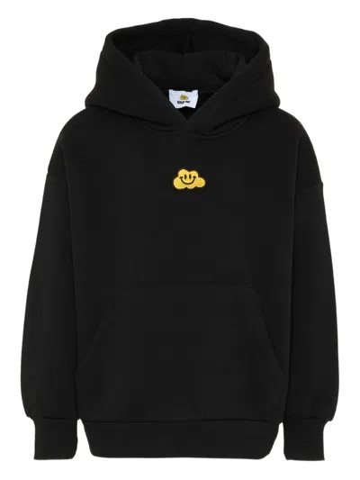 Ghayme Kids' X Cesare Morisco Cotton Hoodie In Black