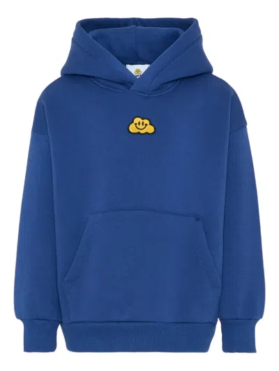Ghayme Kids' X Cesare Morisco Cotton Hoodie In Blue