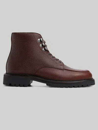 G.h.bass 1876 Huntsman Lace-up Moc Toe Boots In Brown