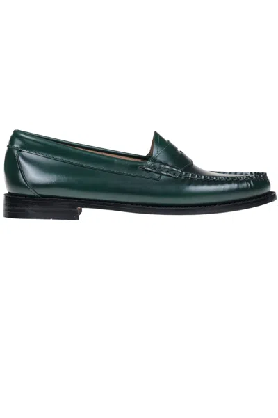 G.h.bass & Co Penny Mocassins In Green