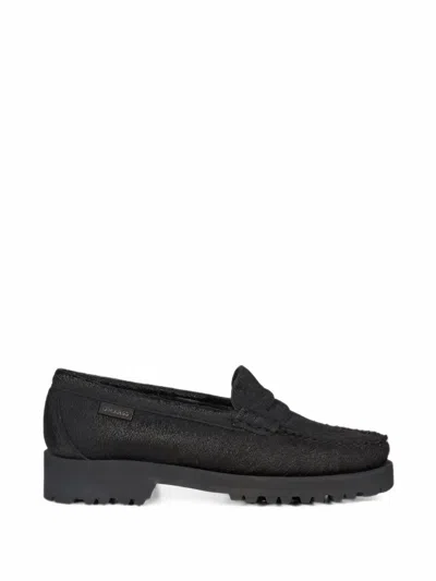 G.h.bass Chunky-sole Loafers In Black