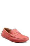 G.h.bass Davis Driving Shoe In Red Coral